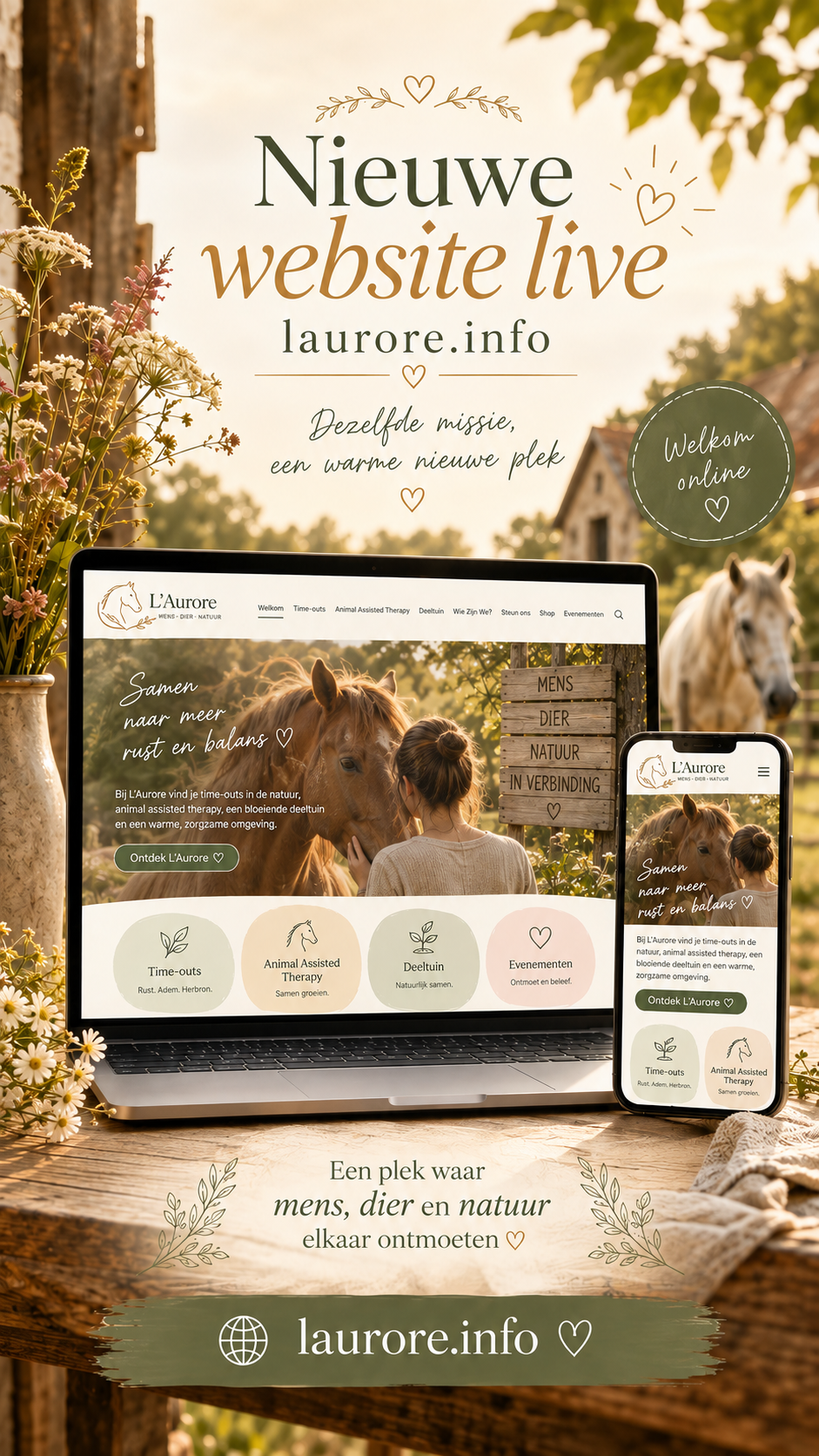 Nieuwe website live: L'Aurore